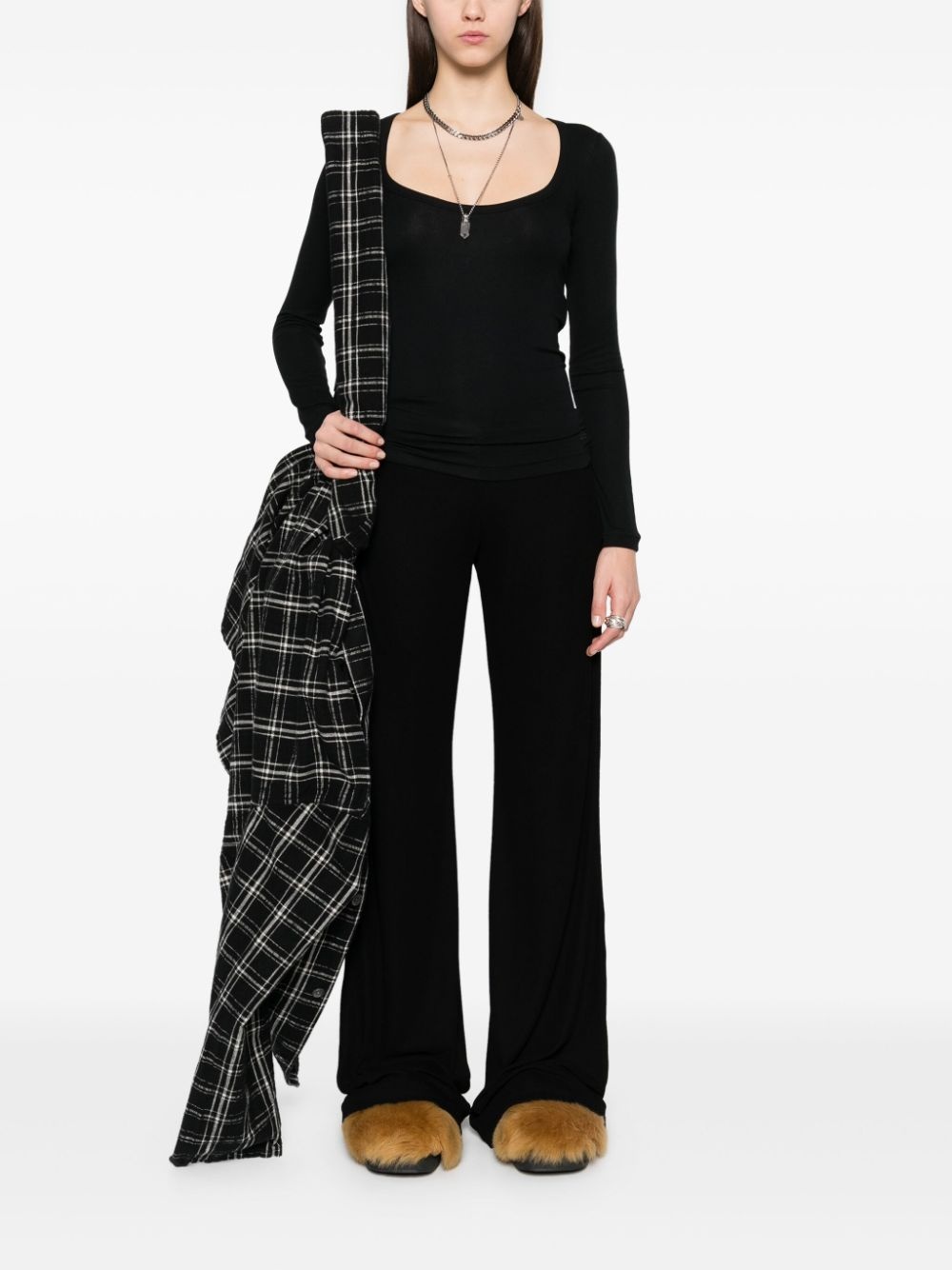 elastic track pants - 2
