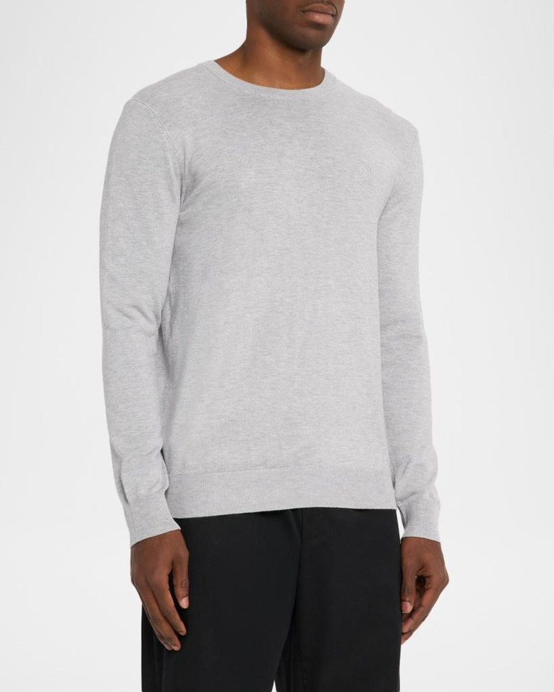Men's Heathered Classic-Fit Crewneck Sweater 4