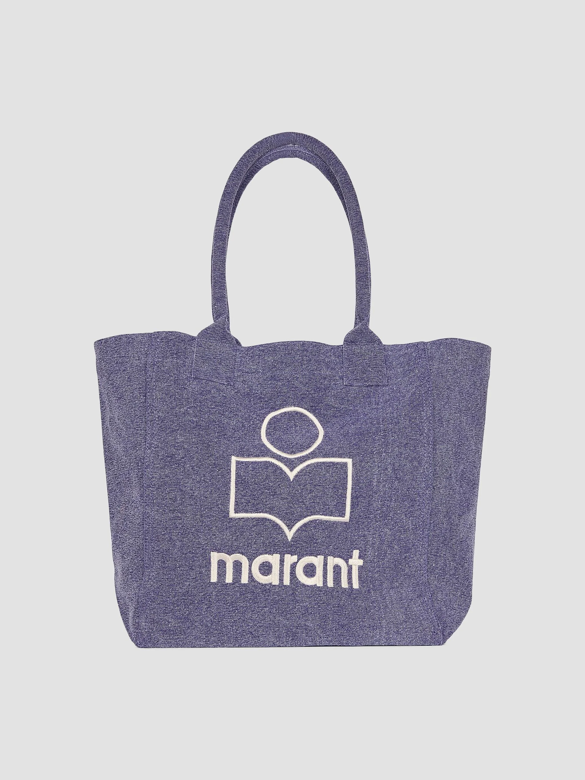 Women's Small Yenky Canvas Logo Tote Bag - Faded Purple - 1