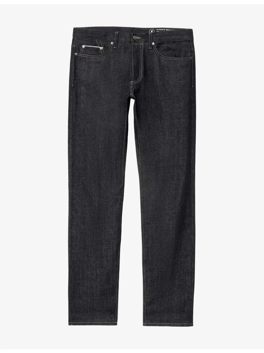 Selvedge Slim-Fit Stretch-Denim Jeans - 1