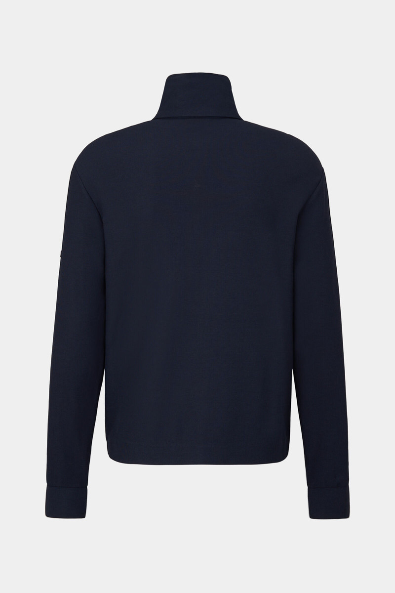 BOGNER Joshi Sweatshirt jacket in Navy blue outlook