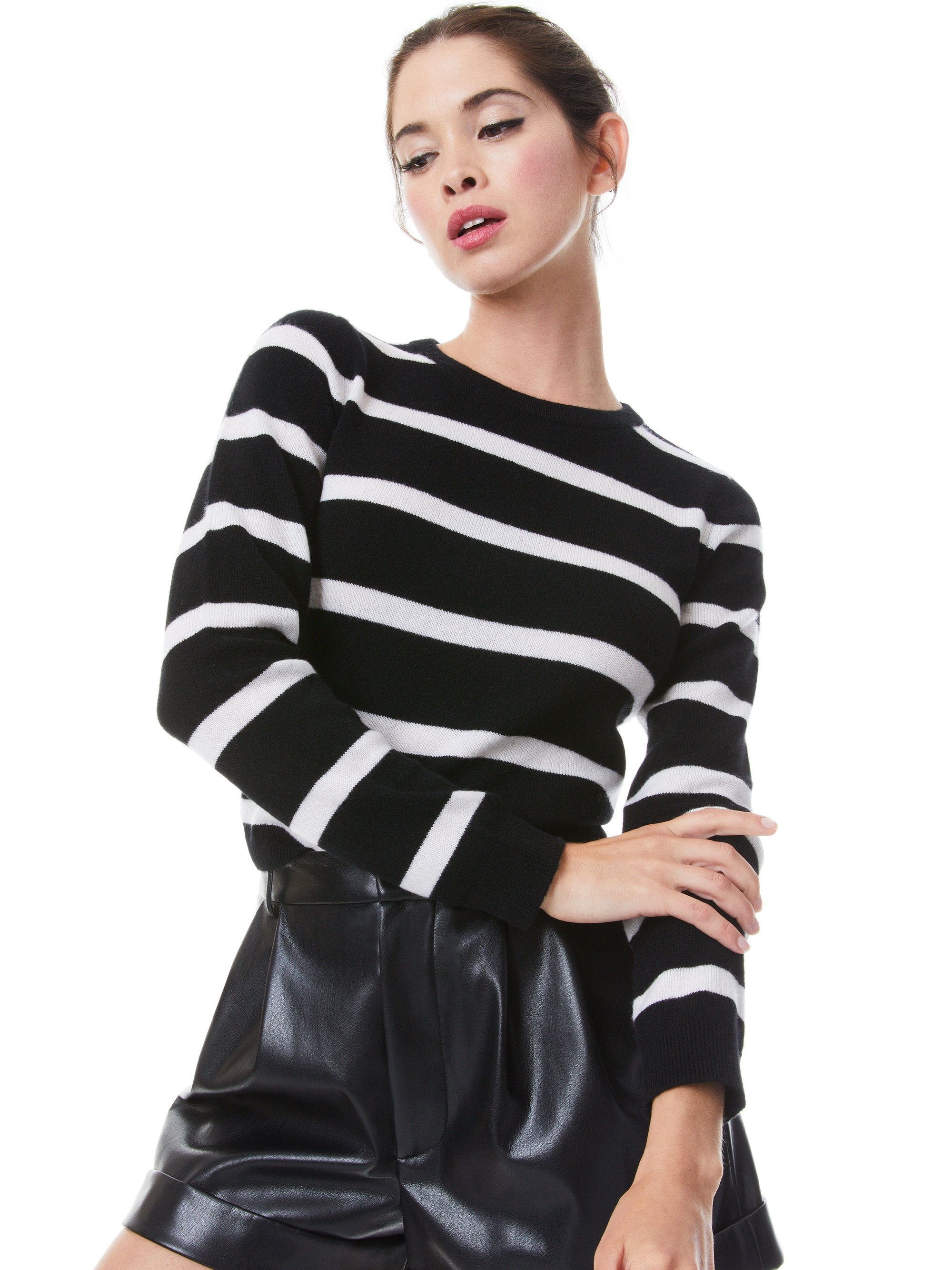 LUNA STRIPED CREWNECK - 2