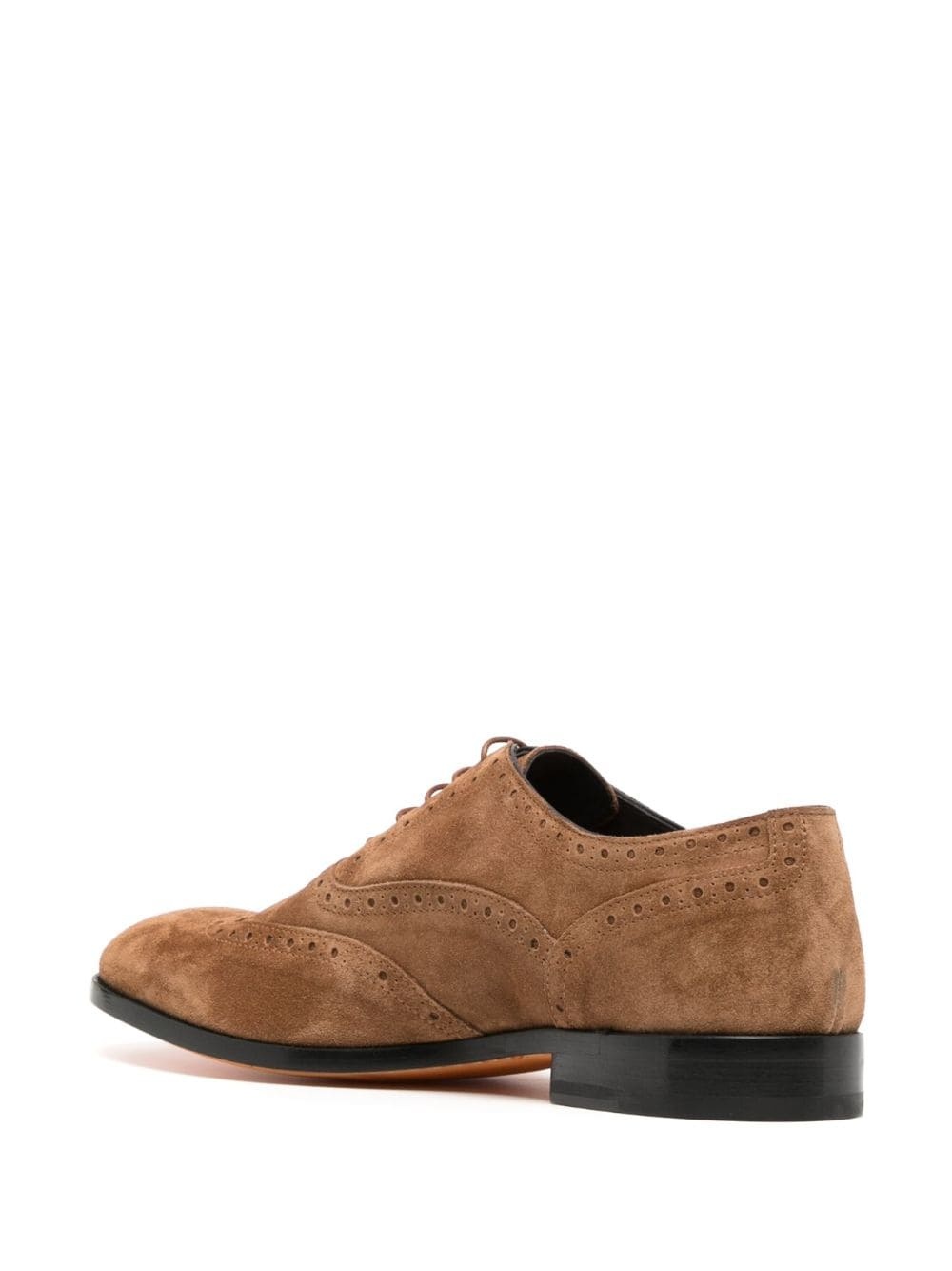 leather suede brogues - 3