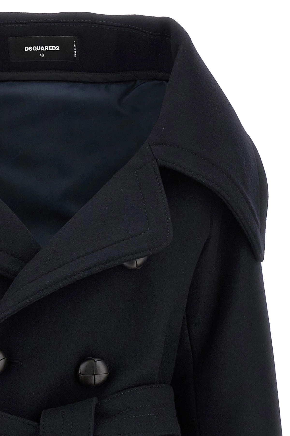 'Peacoat Robe' coat - 3