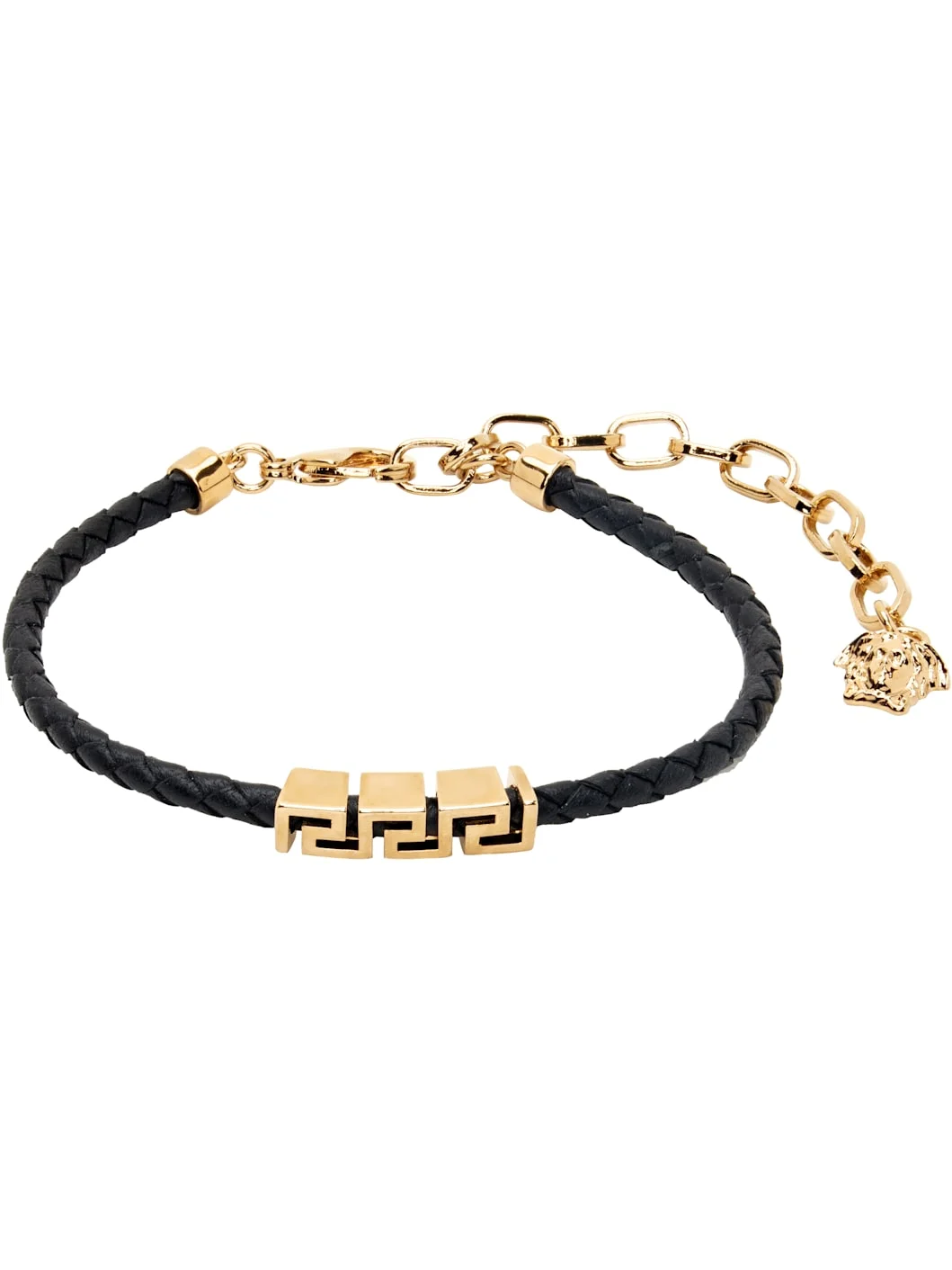 Greca Leather Bracelet - 1