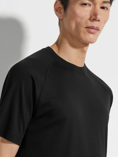 ZEGNA BLACK HIGH PERFORMANCE™ WOOL T-SHIRT outlook