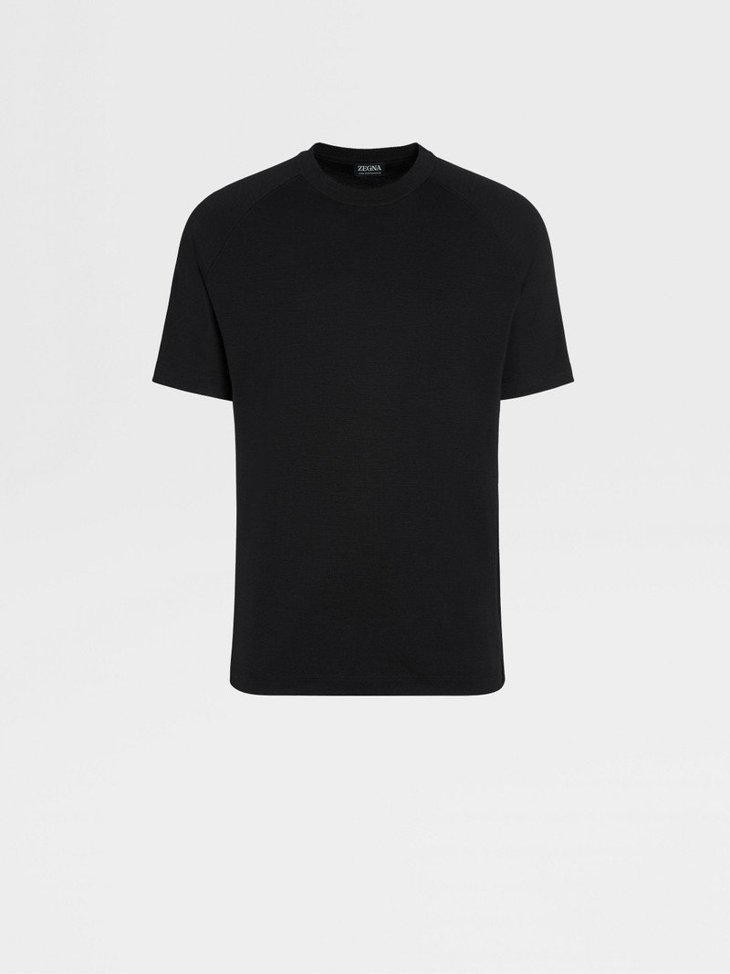 ZEGNA BLACK HIGH PERFORMANCE™ WOOL T-SHIRT outlook