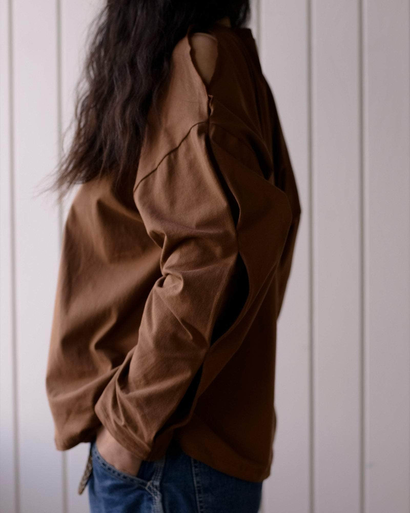 Pin Long Sleeve Tee - Regenerative Cotton Jersey 4