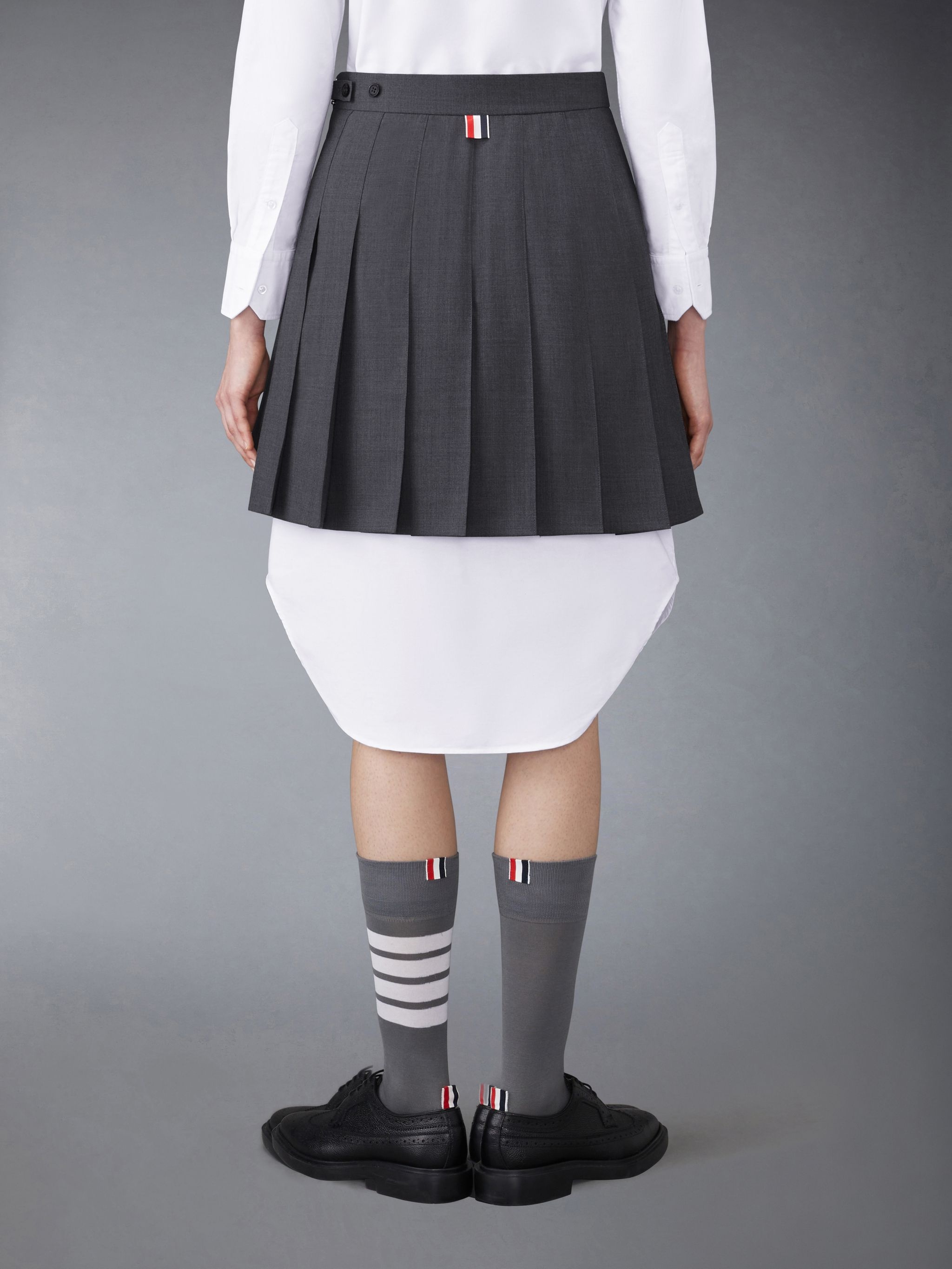 pleated mini skirt - 3