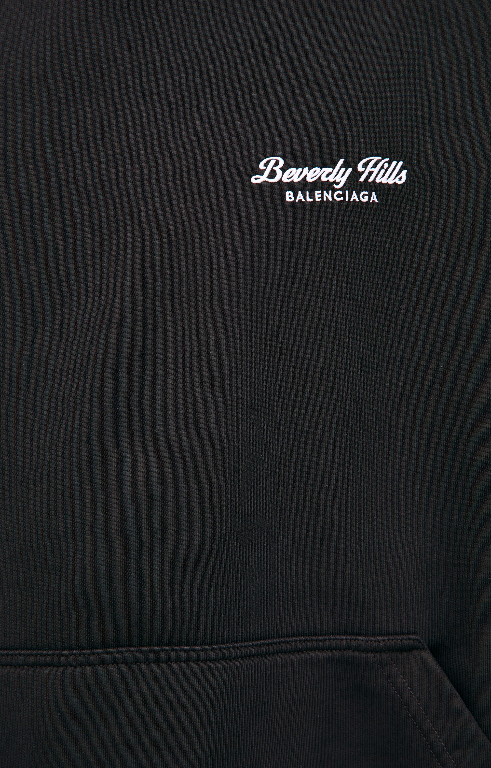BLACK 'BEVERLY HILLS' HOODIE - 4