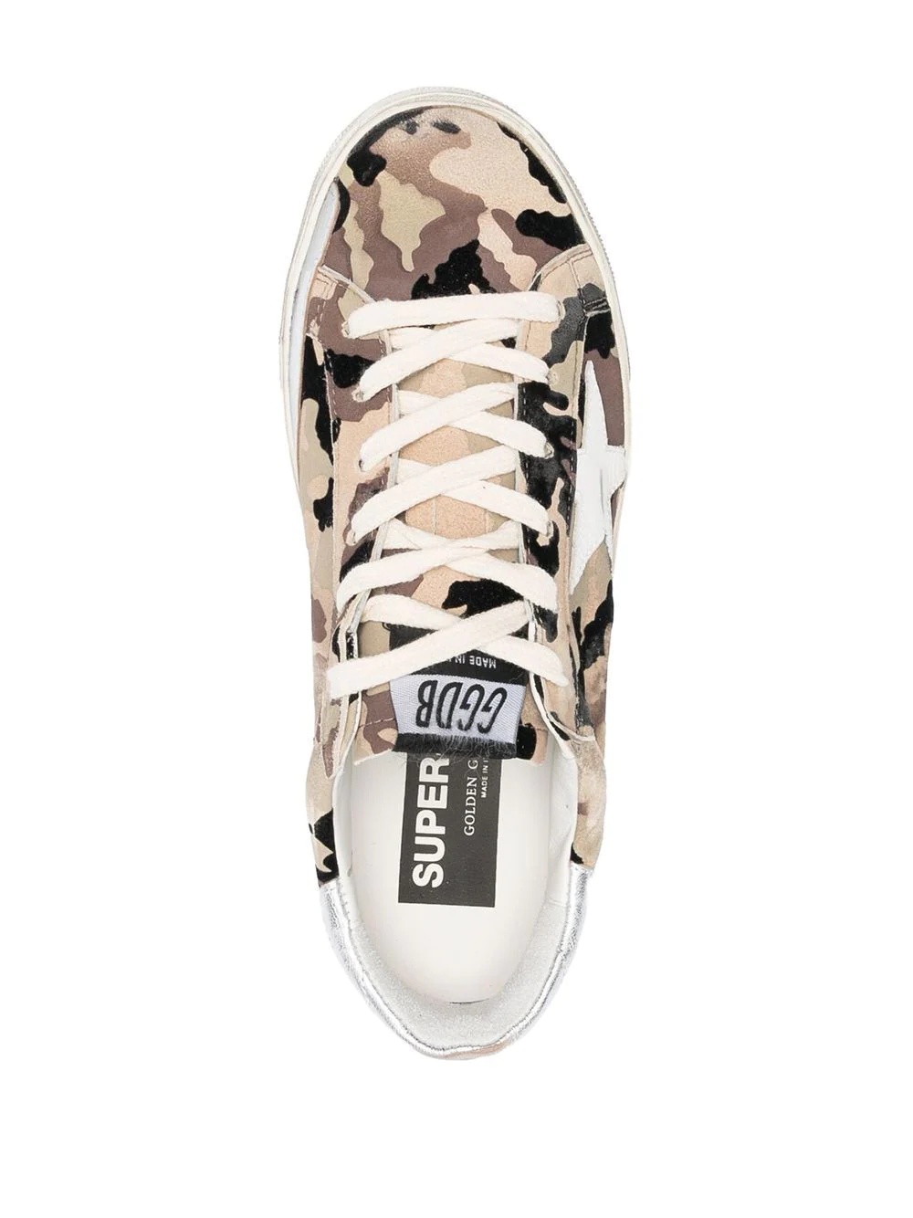 Superstar camouflage low-top sneakers - 4