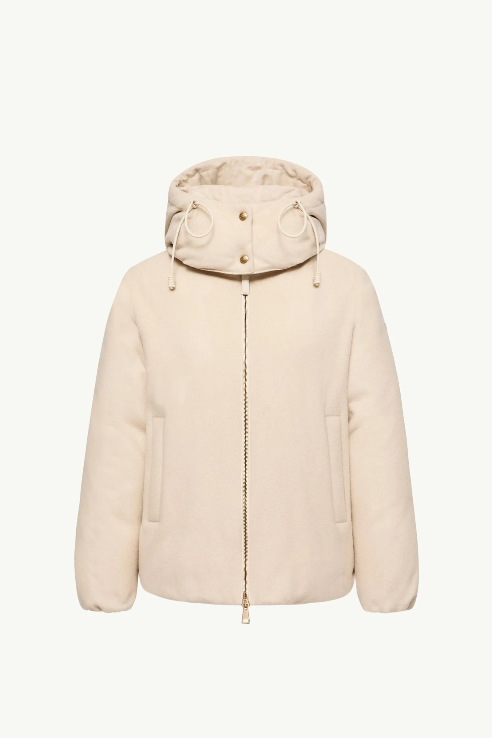 Vivante Hooded Wool & Cashmere Short Down Jacket - 1