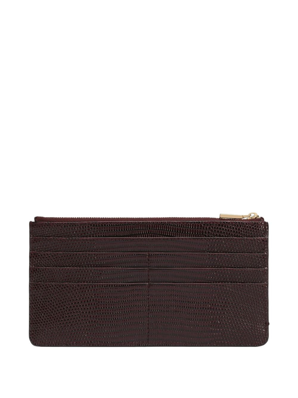 zip-top leather purse - 2