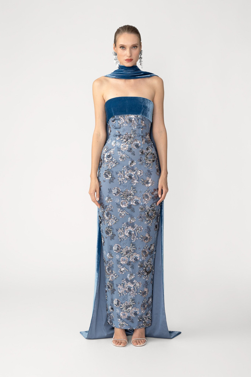 ADRIAN EMBROIDERED GOWN 4