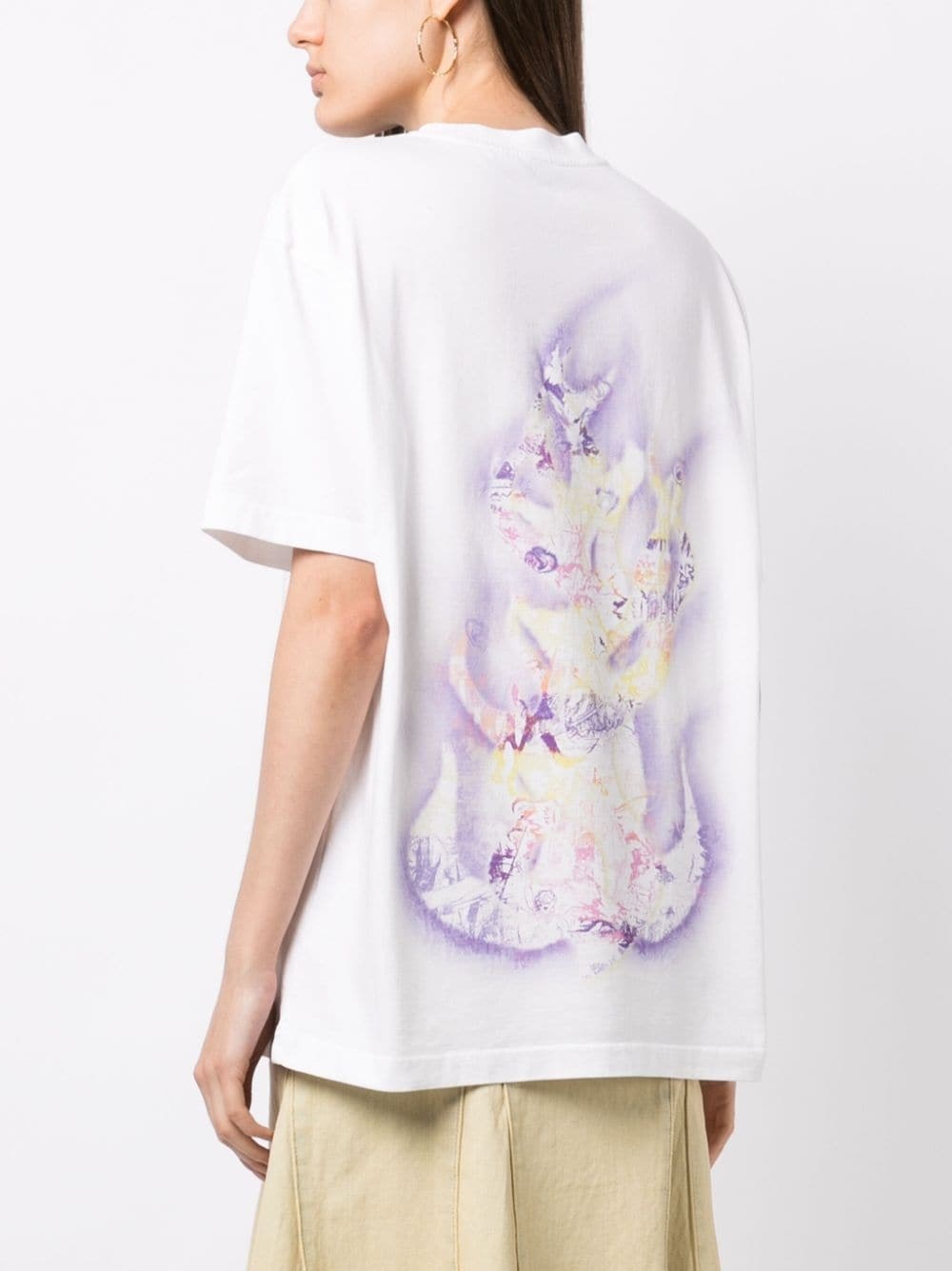Monster-print cotton T-shirt - 4