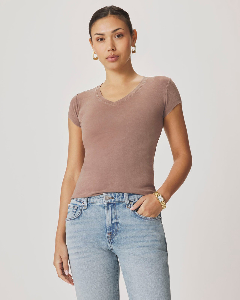 Splendid Josie Stretch V-Neck Tee outlook