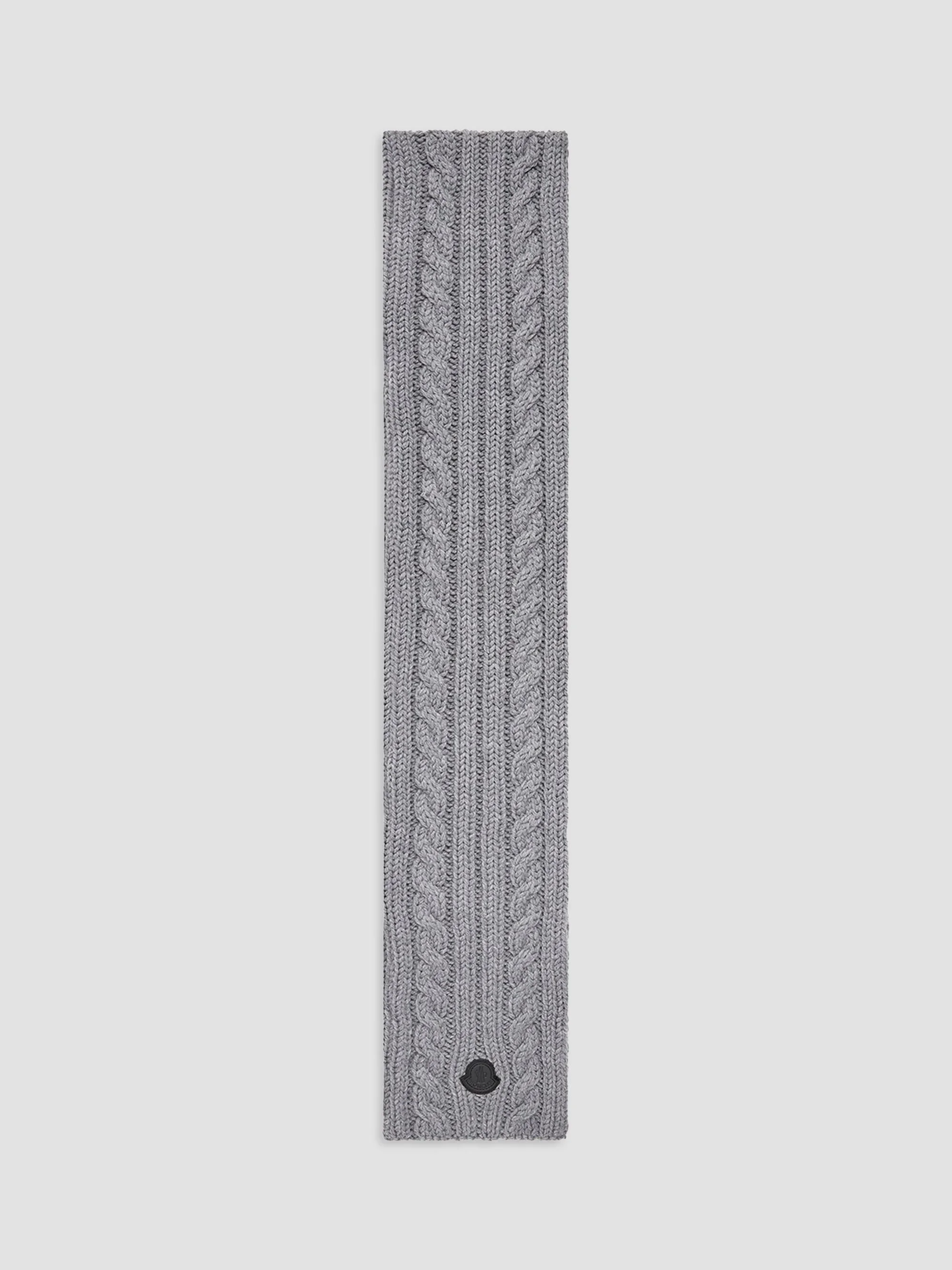 Men's Scarf in Wool - Grey - 1