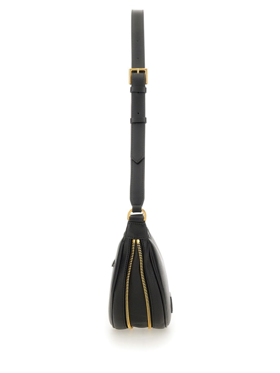 Tom Ford Men Crescent Leather Bag - 3