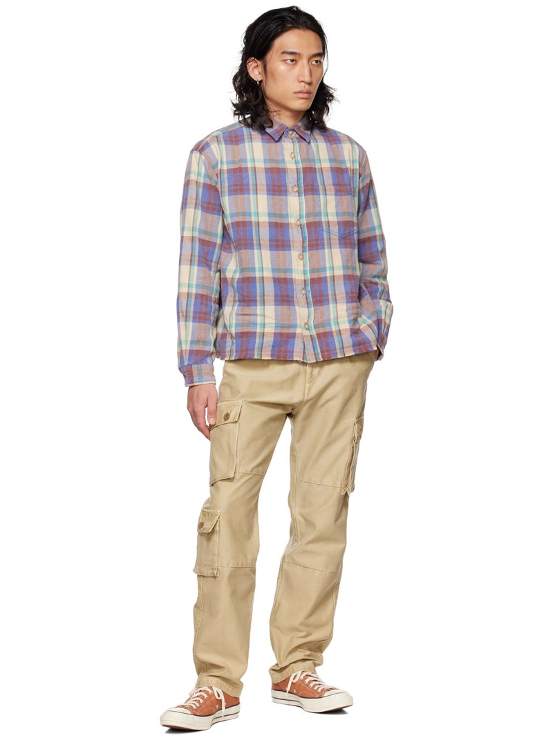 John Elliott Tan Faded Cargo Pants outlook