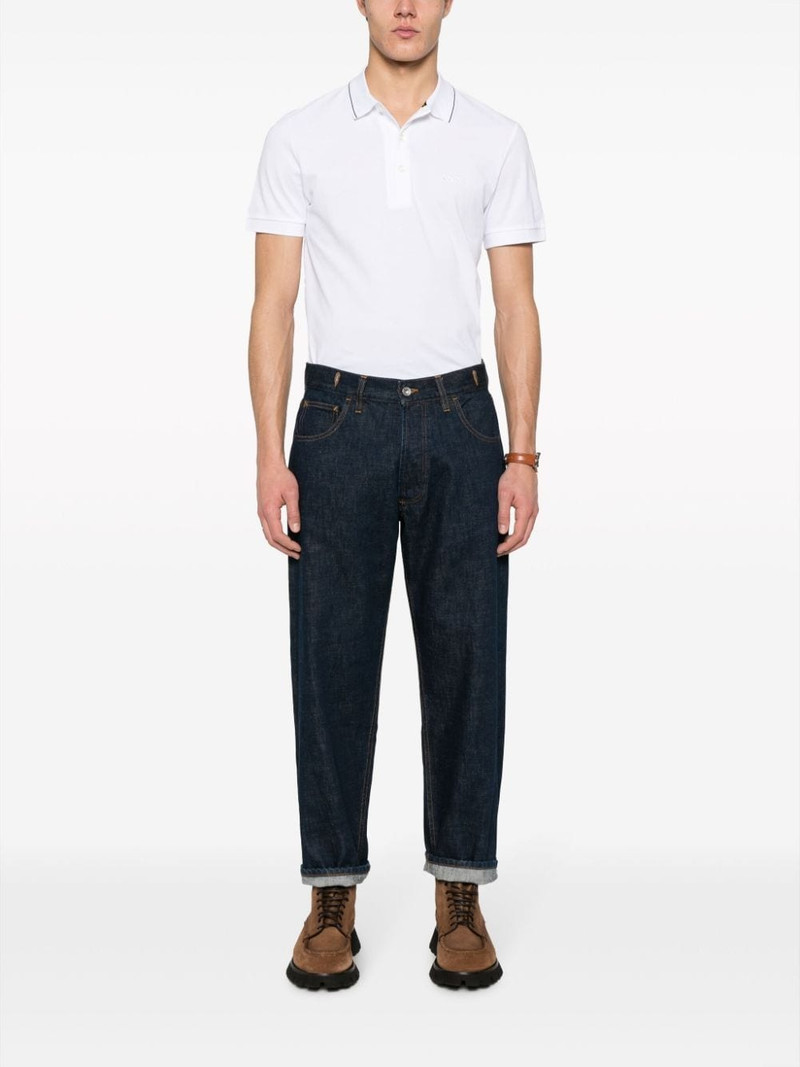 BOSS logo-embroidered polo shirt outlook