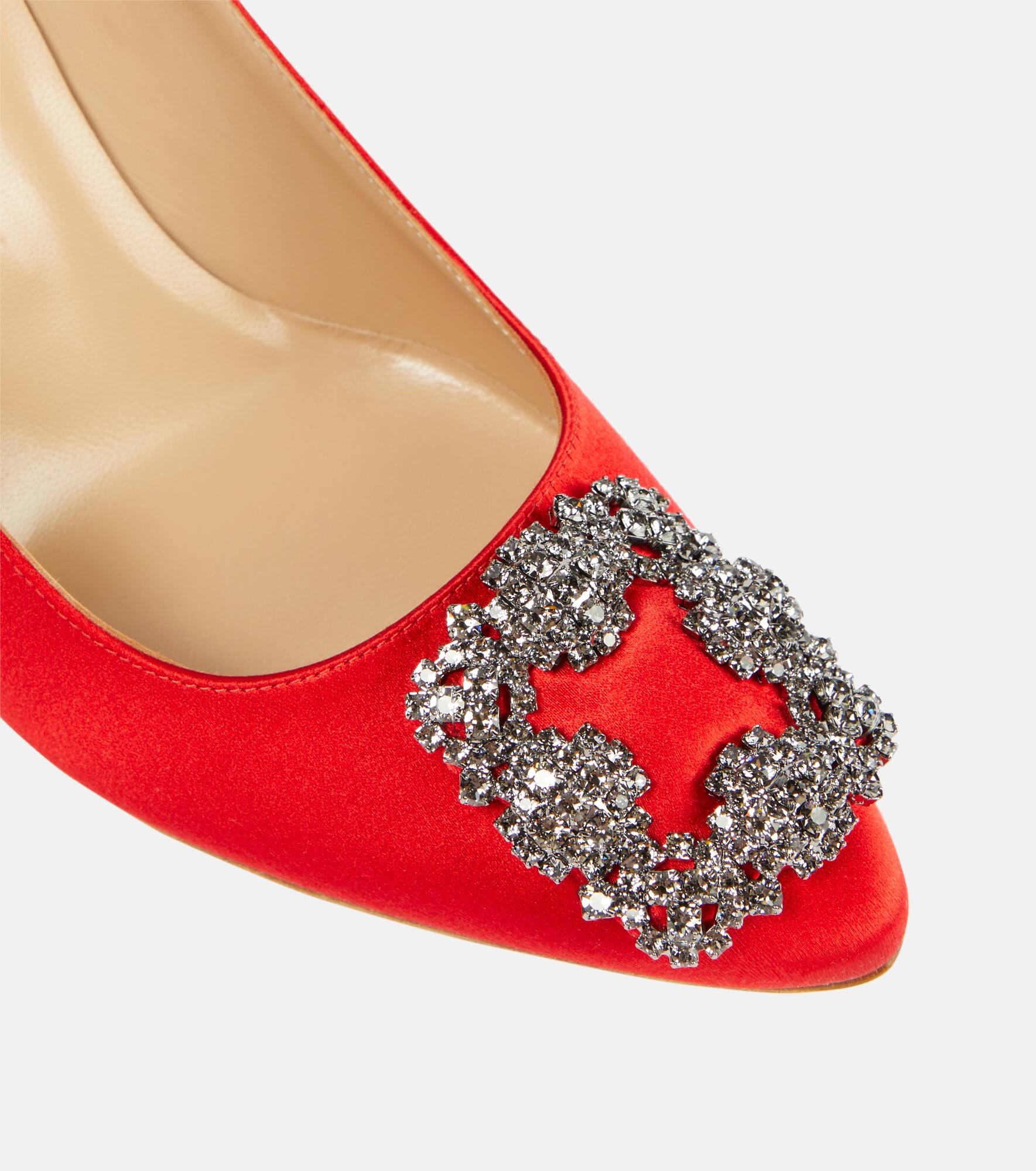 Hangisi 90 embellished satin pumps - 6