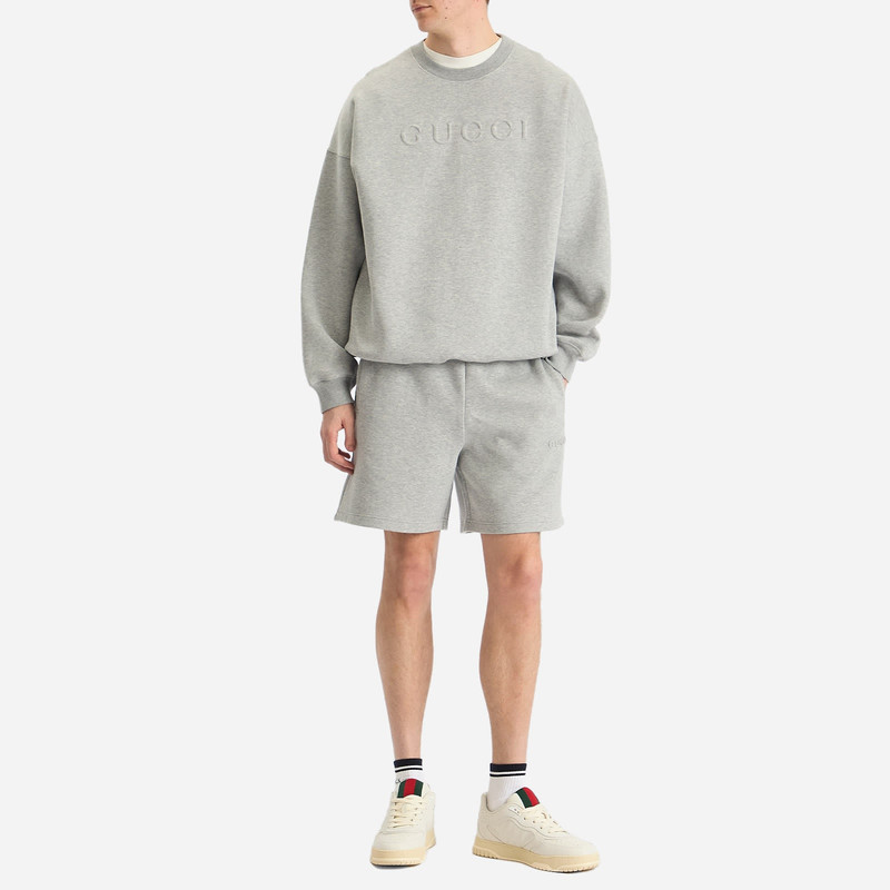 GUCCI Gucci Embossed Logo Sweatshirt outlook