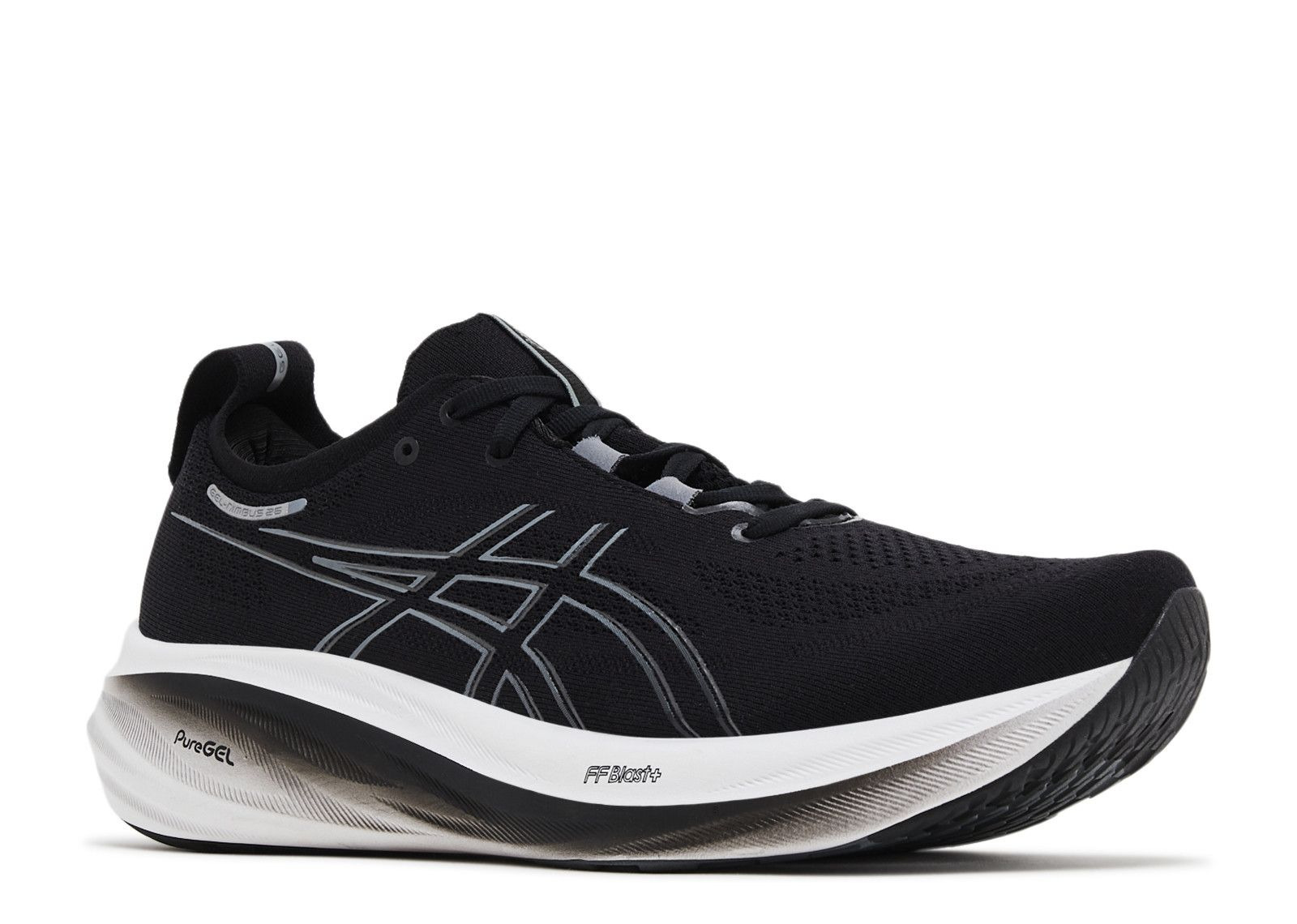 GEL NIMBUS 26 WIDE 'BLACK GRAPHITE GREY' - 2