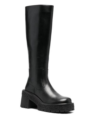 VERSACE 90mm chunky slip-on boots outlook