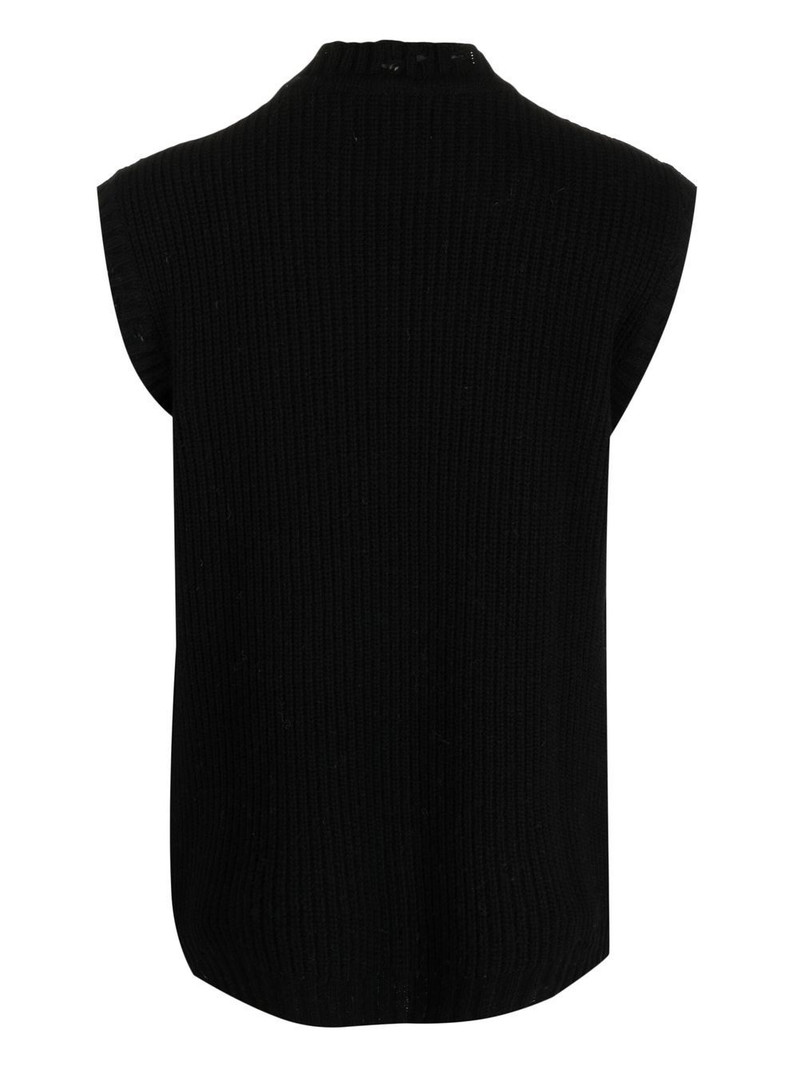 HAN KJØBENHAVN wool-blend sweater vest outlook