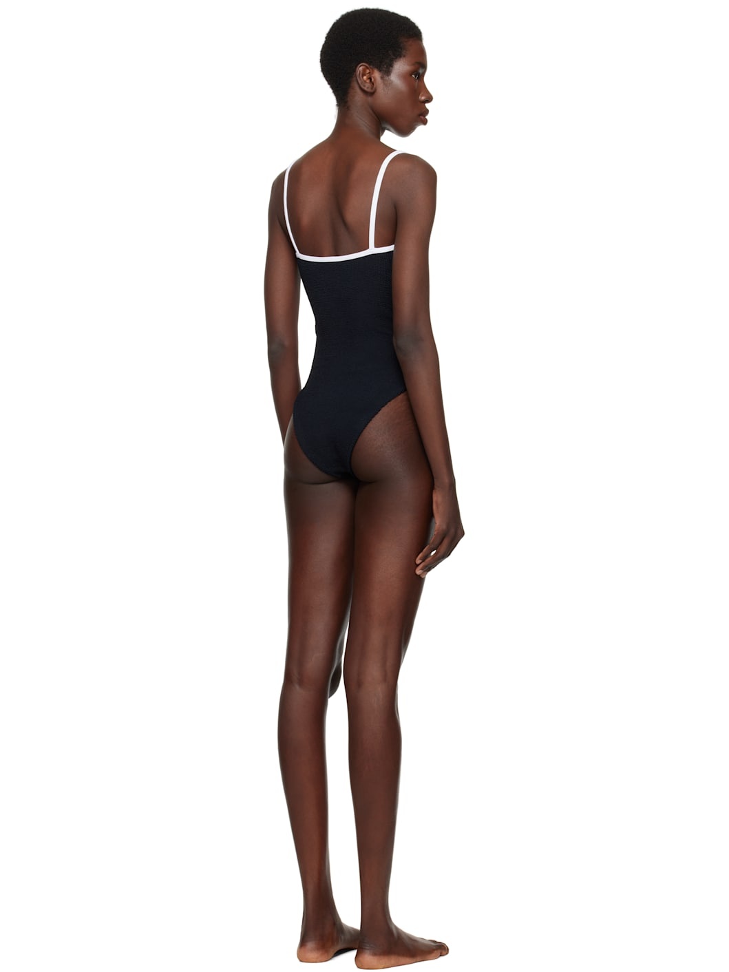 Black & White Pamela Contrast Swimsuit - 3