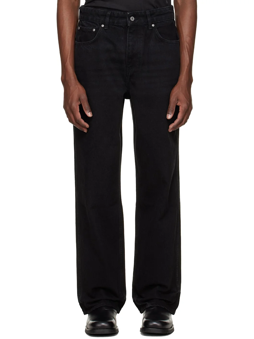 Black R3 Baggy Jeans - 1