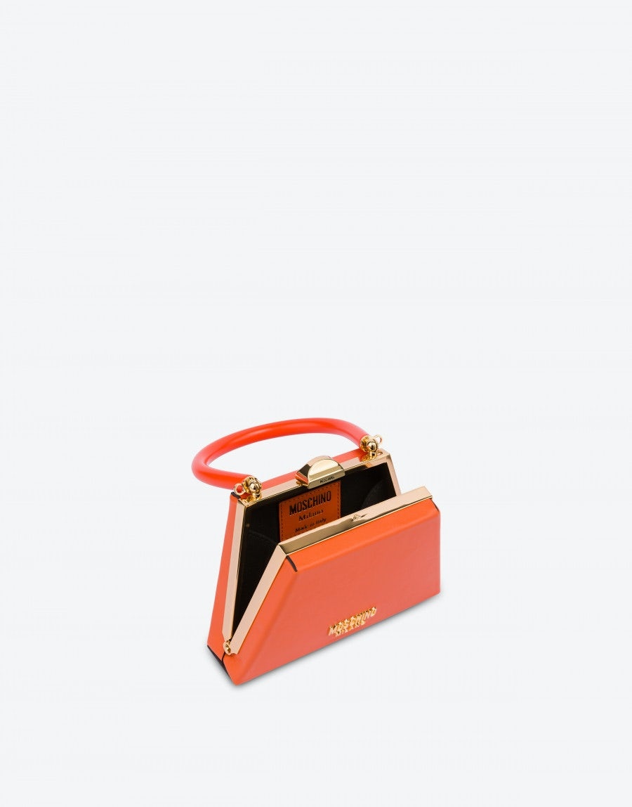 CALFSKIN TRAPEZE BAG - 3