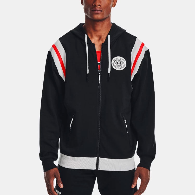 Under Armour Rival Fleece Full Zip Hoodie Jacket 'Black' 1366303-001 - 4