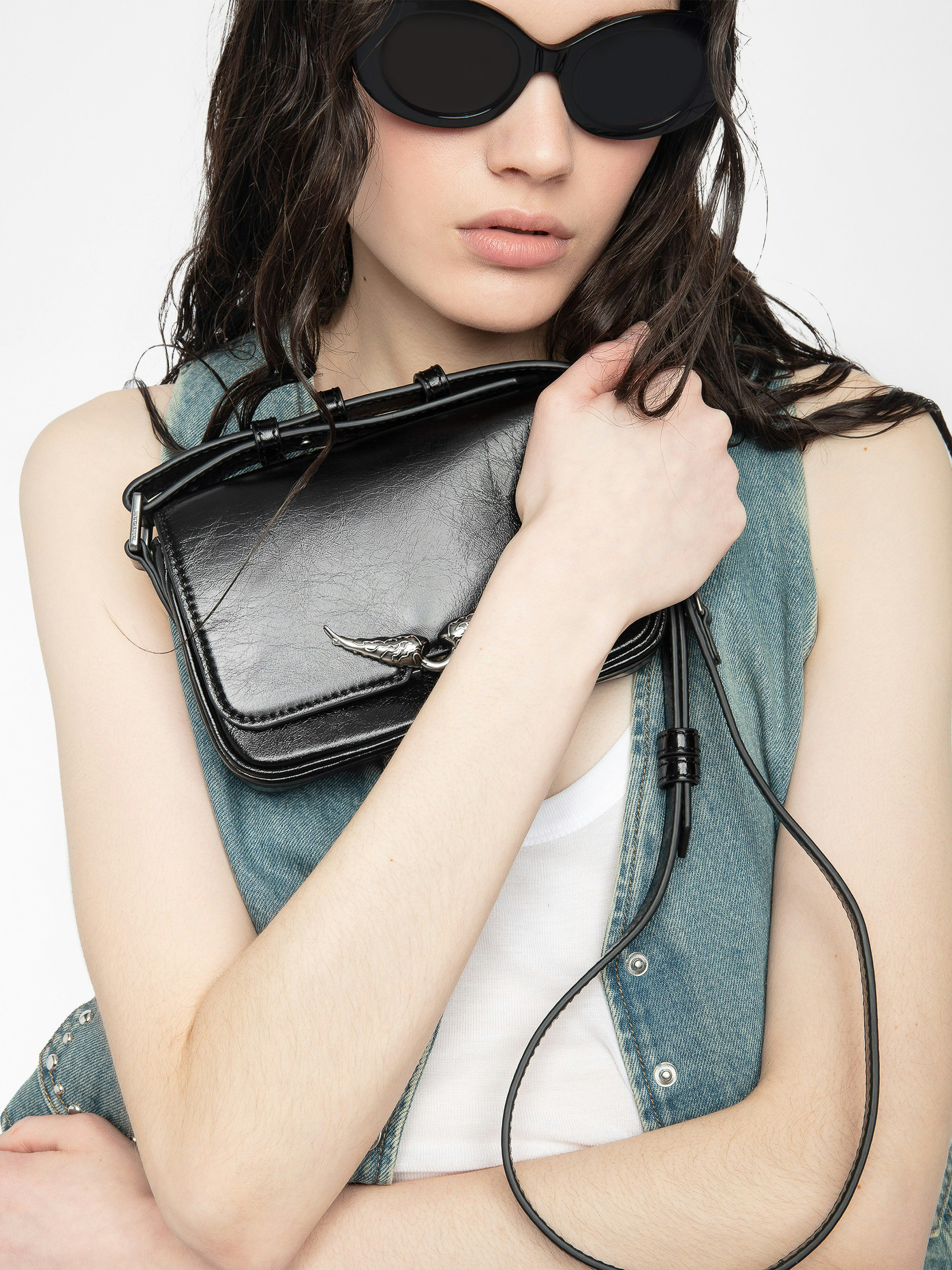 Le Zazi Vintage Patent Bag - 7