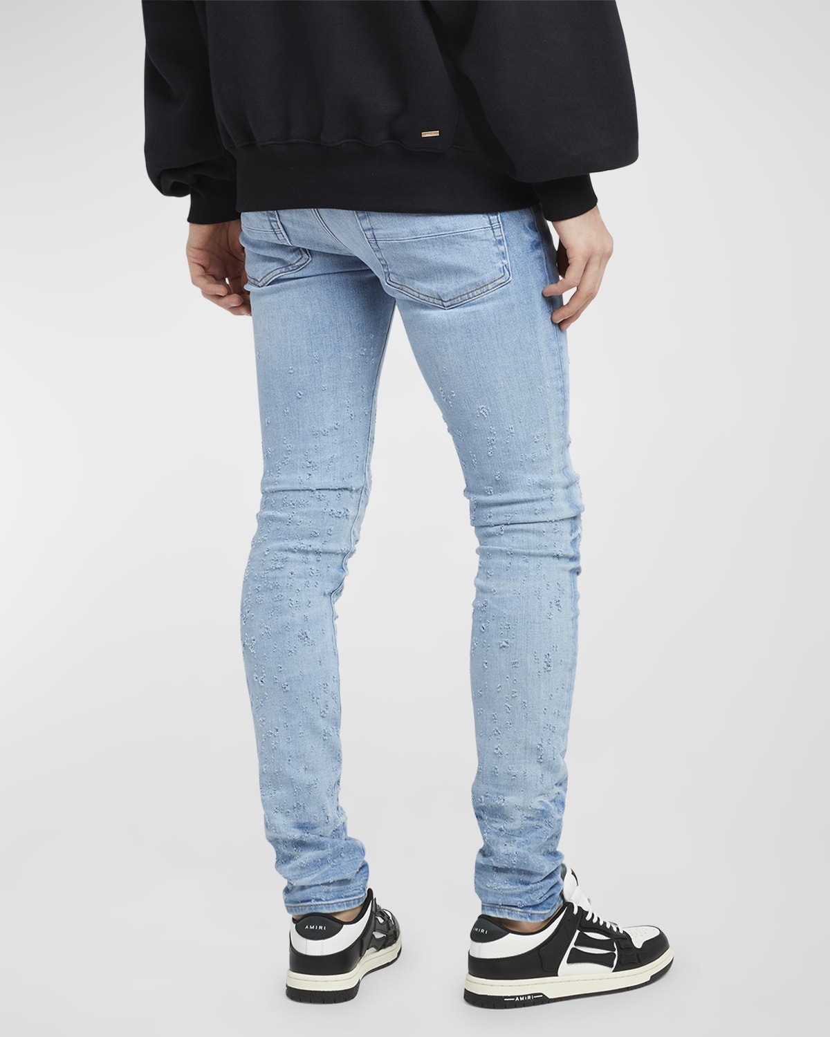 mnml ksubi amiri 風slim fit ジーンズ29 ライトブルー mnml ksubi amiri 風slim fit ジーンズ29 ライトブルー