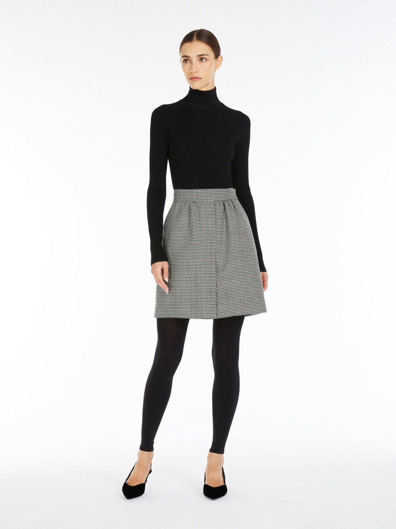 Max Mara TOANO Pencil skirt in patterned wool outlook