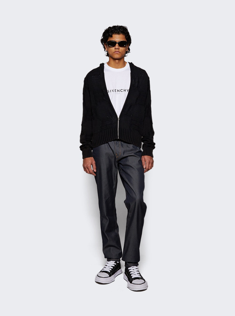Skinny Straight Fit Trousers Indigo Blue - 2