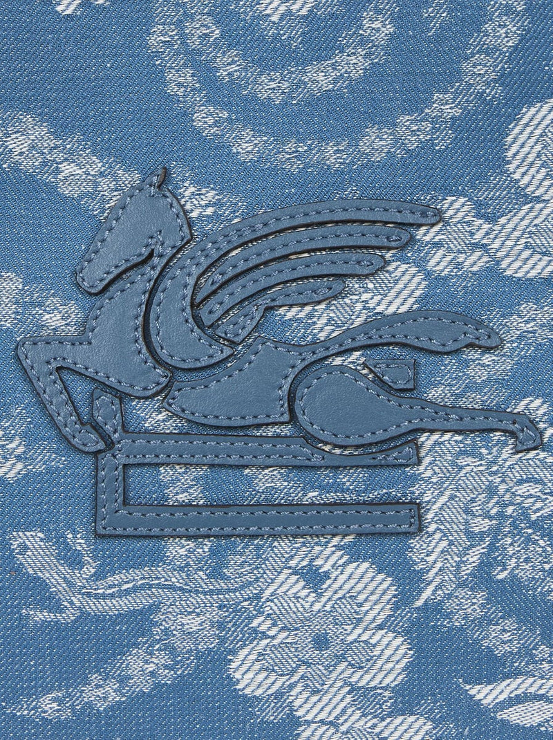 SMALL DENIM LIBRA TOTE BAG 7