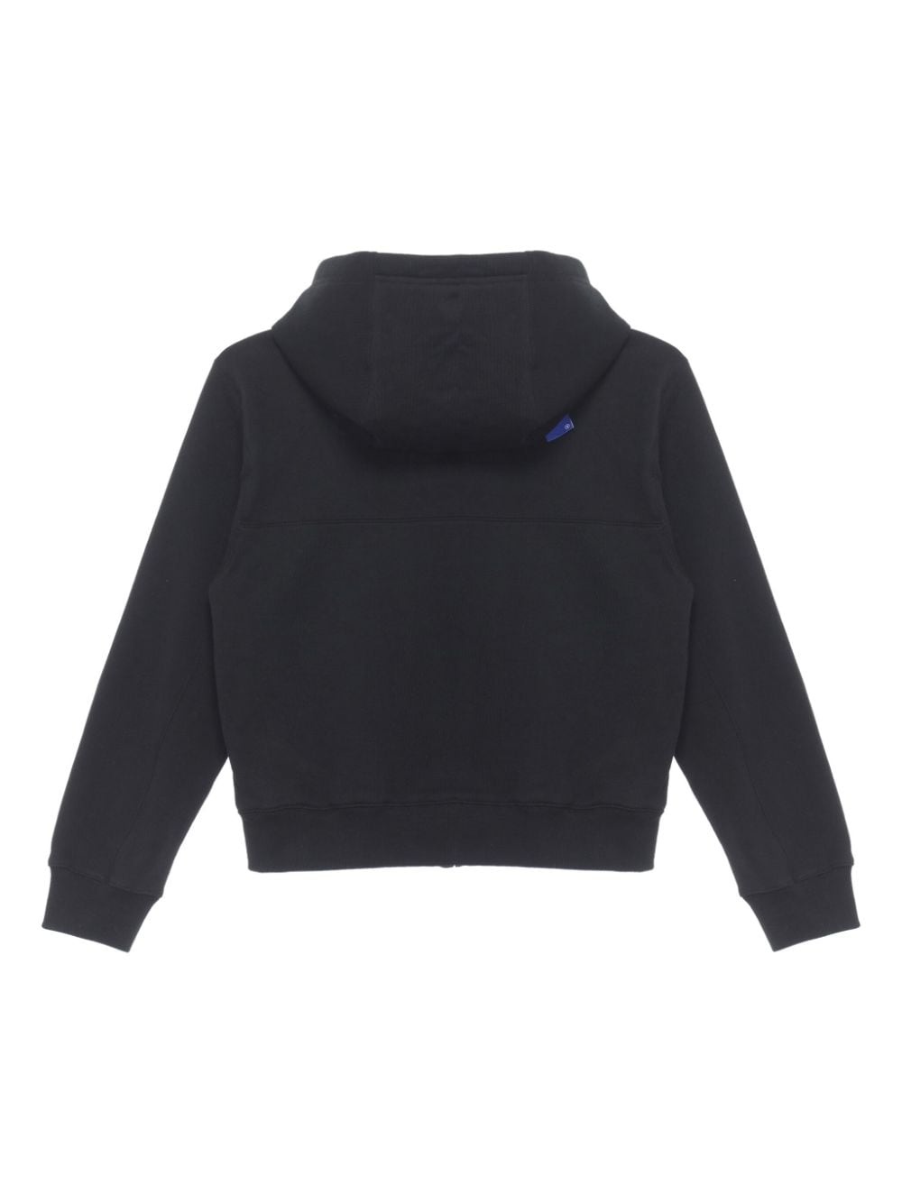logo-appliqué cotton hoodie - 5