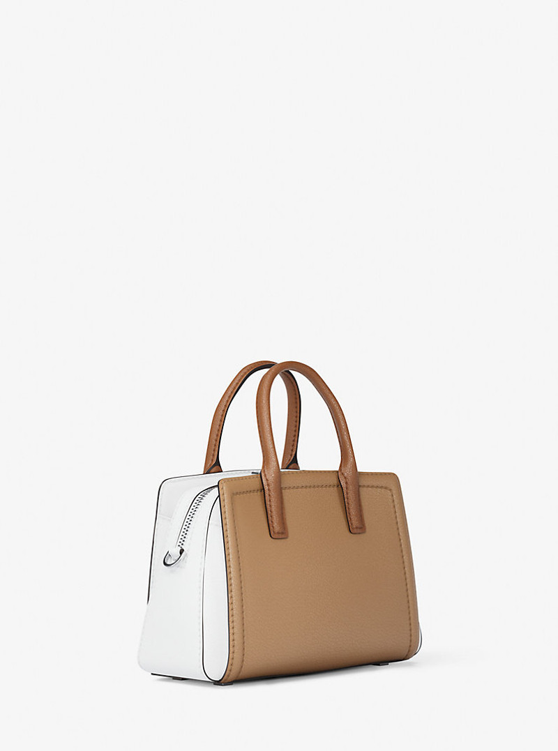 Laila Extra-Small Color-Block Leather Crossbody Bag 3