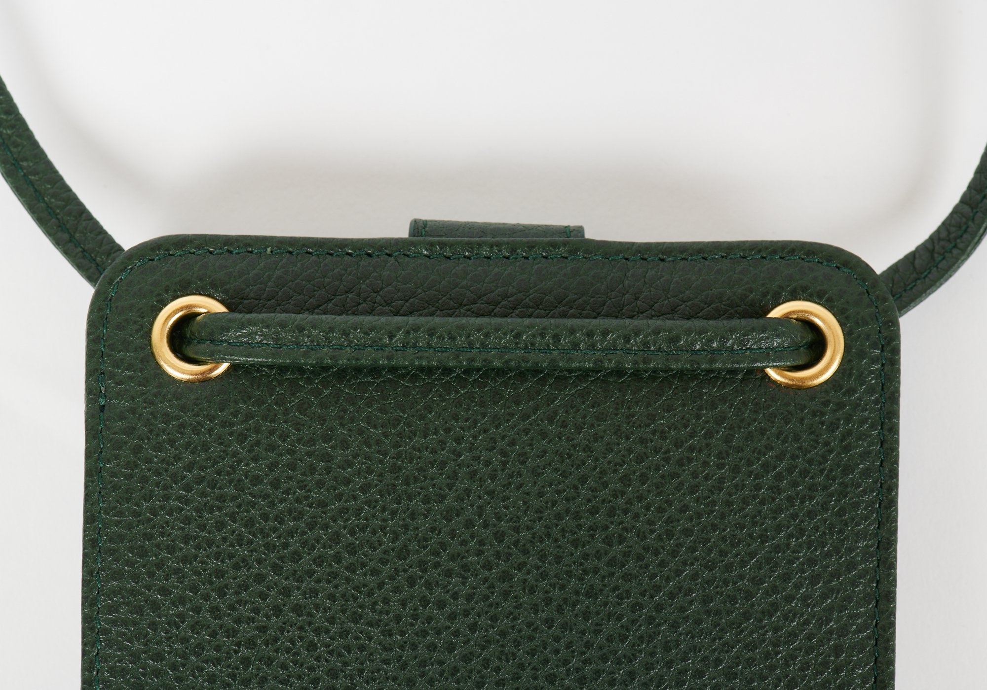 PALACE LEATHER HANGING WALLET GREEN - 10