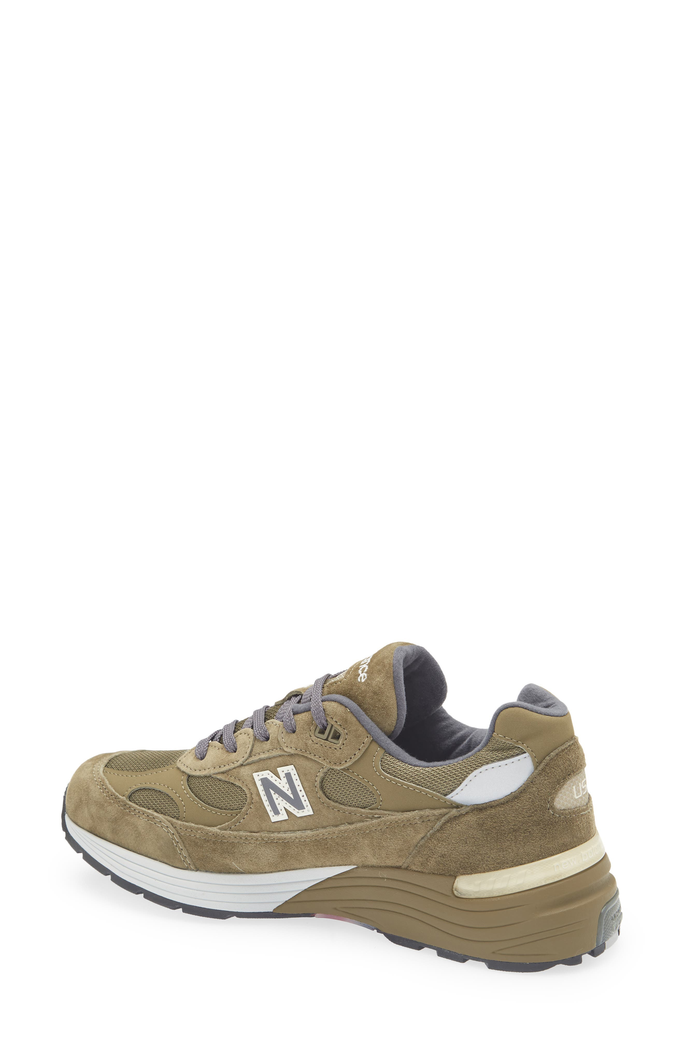 New Balance Gender Inclusive Made in USA 992 Sneaker in Dark Camo/Covert Green at Nordstrom - 2
