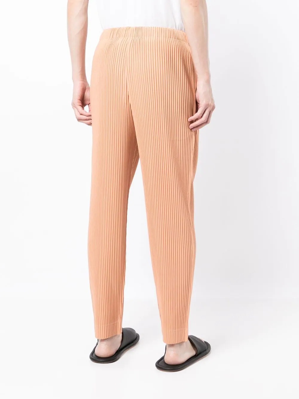 cropped pleated trousers - 4