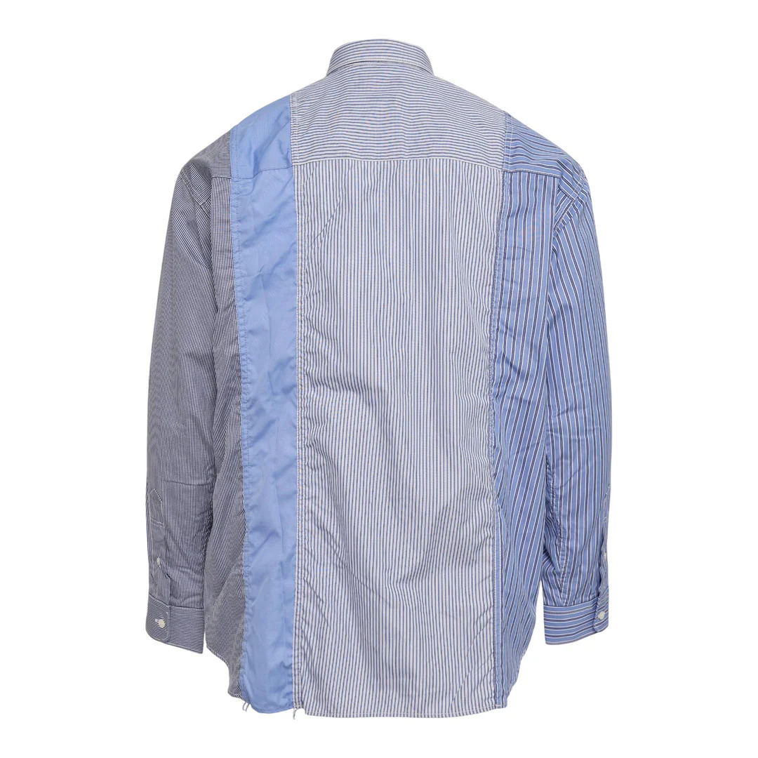 Cotton Stripe Mix Shirt - 2