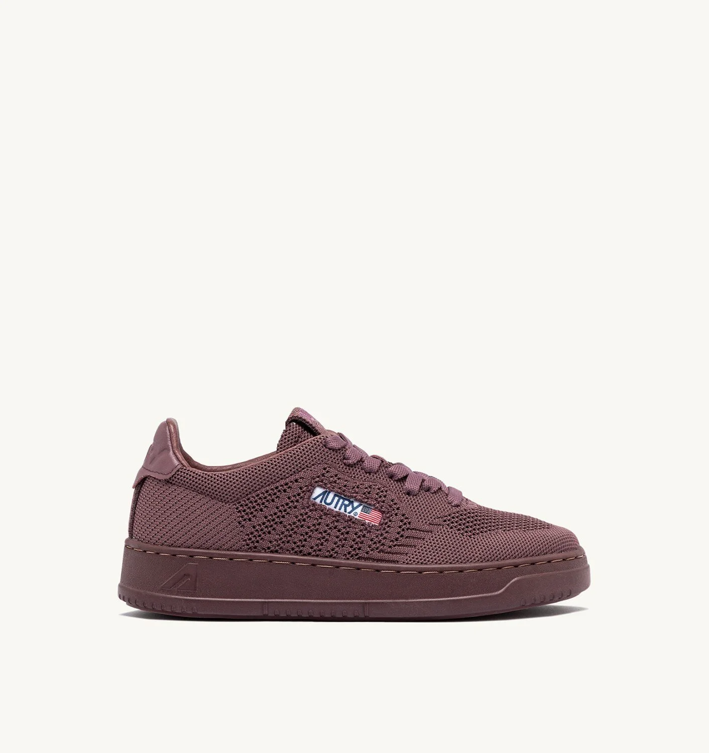 MEDALIST EASEKNIT LOW SNEAKERS IN ROSE TAUPE KNIT - 1