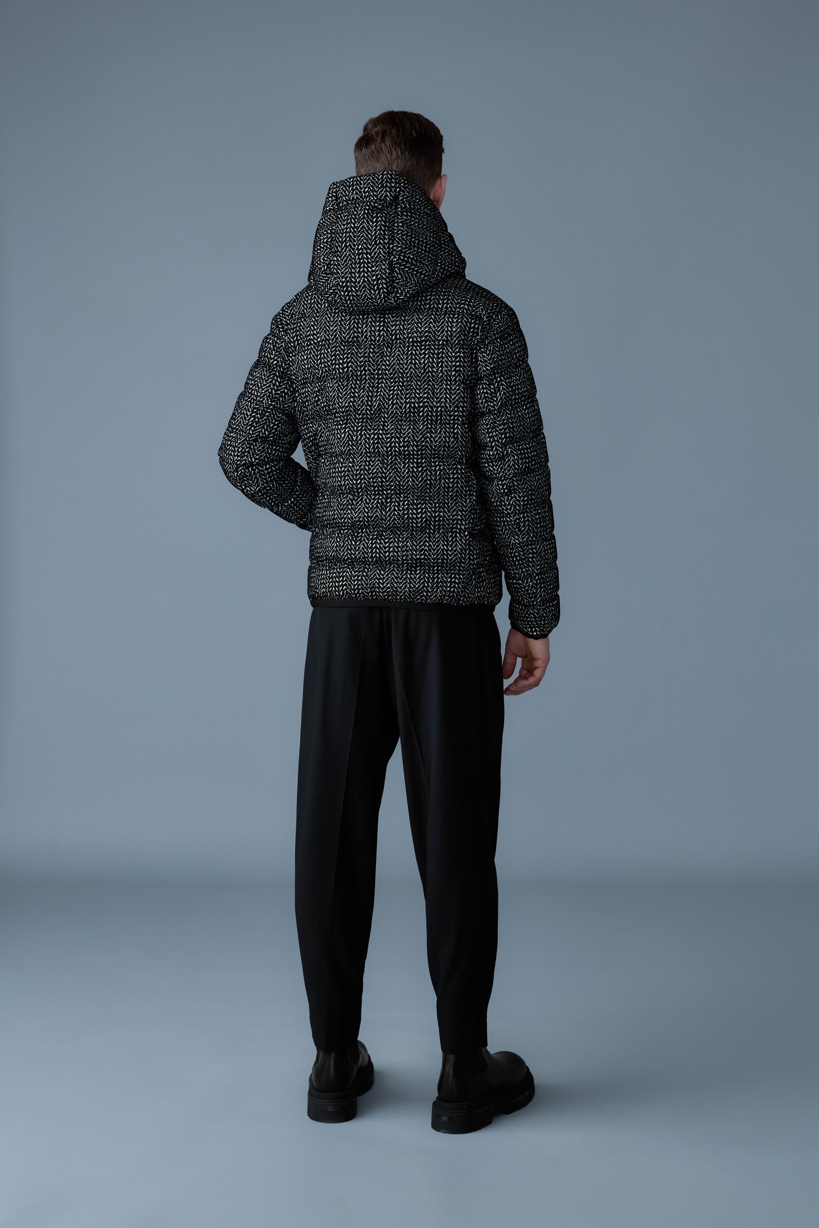 JACK-FLP Flocked light down jacket with hood - 4