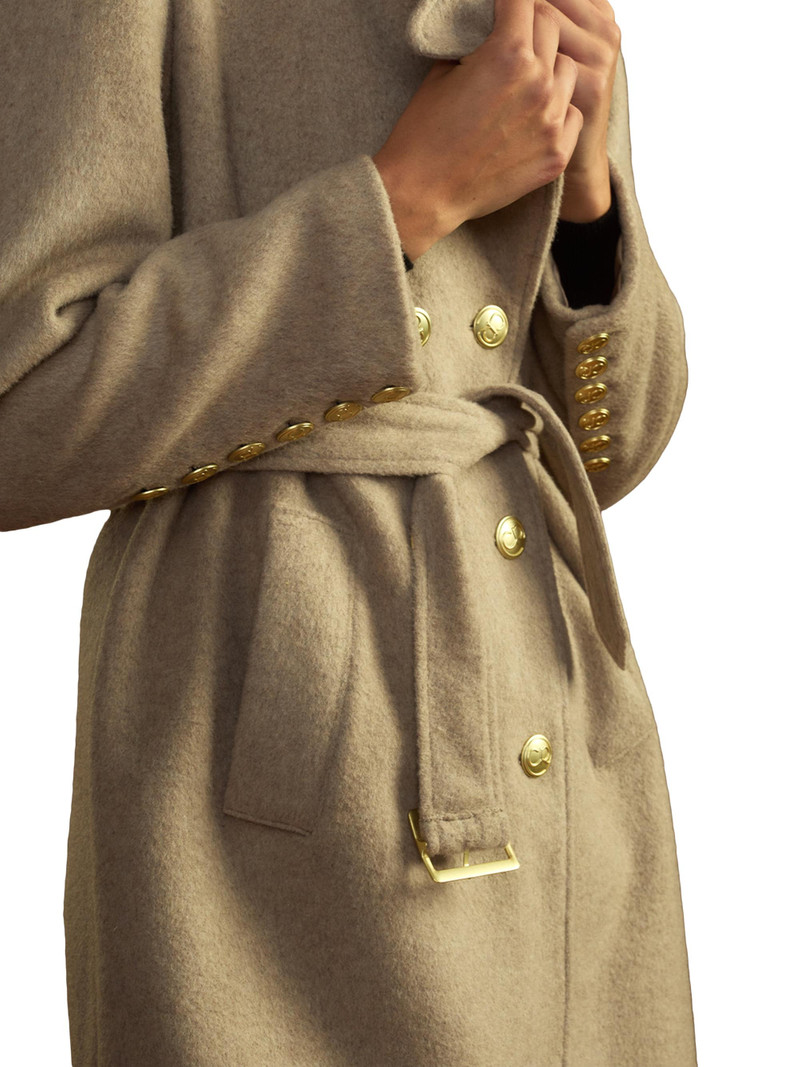 Women's Noa Wool-Blend Coat - Camel 5