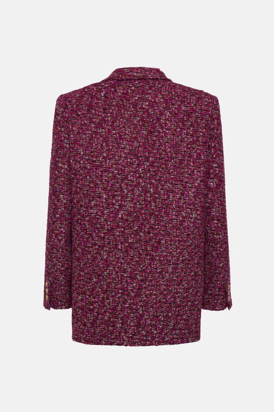 OVERSIZED SEQUIN TWEED JACKET - 2