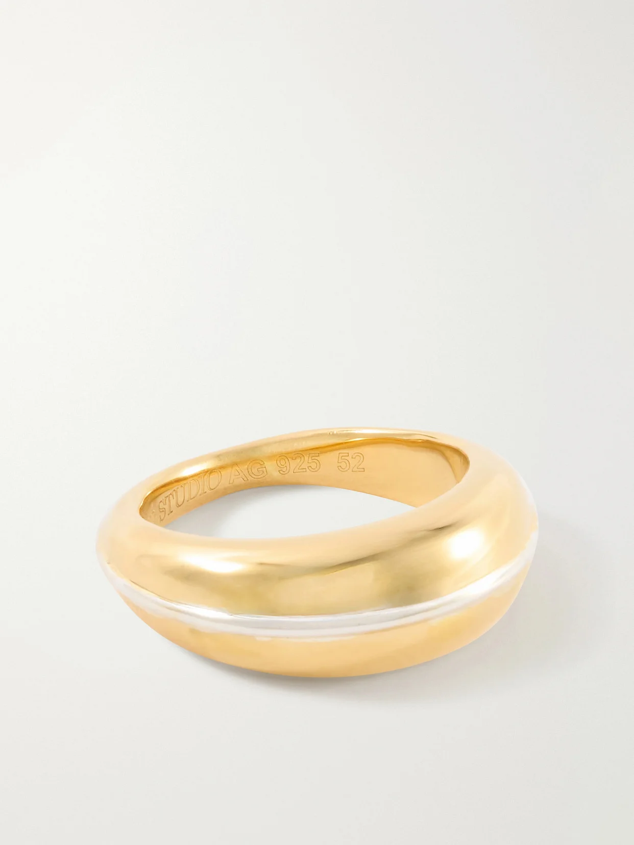 The Jil 18-karat Gold-plated Sterling Silver Ring - 1