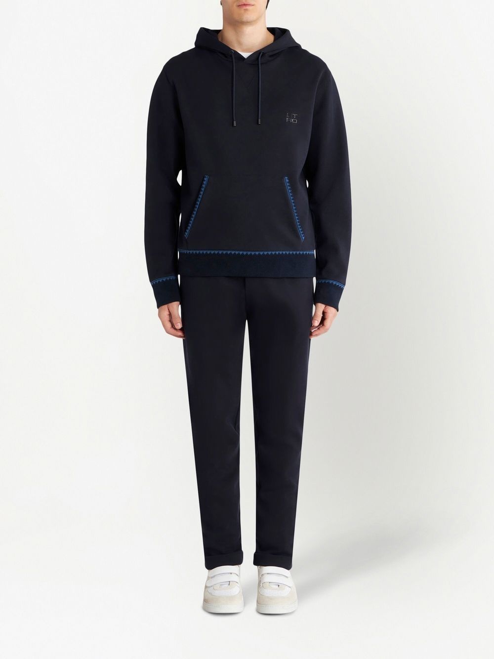 zigzag-trim track pants - 2